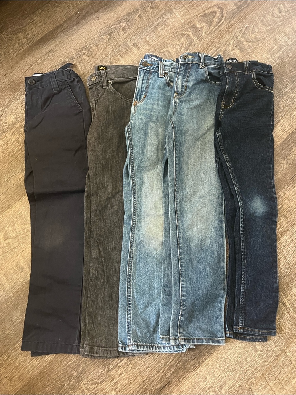 Boys Slim Jeans/Pants Set of 5- Size 8